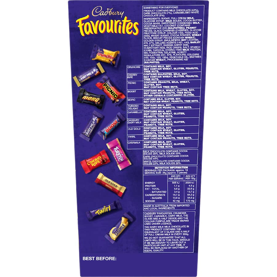 Cadbury Chocolate Favourites 470g
