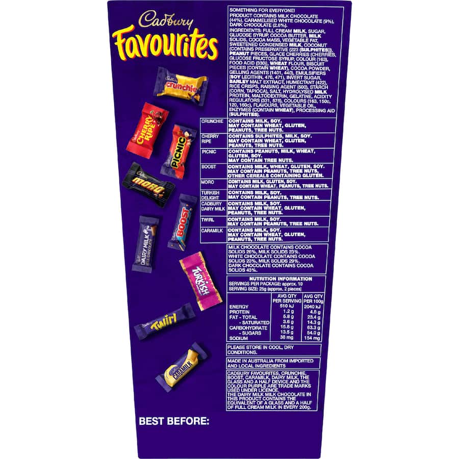 Cadbury Chocolate Favourites 265g