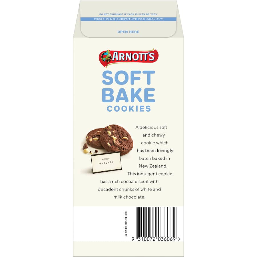 Arnotts Soft Bake Cookies Choc Brownie 150g