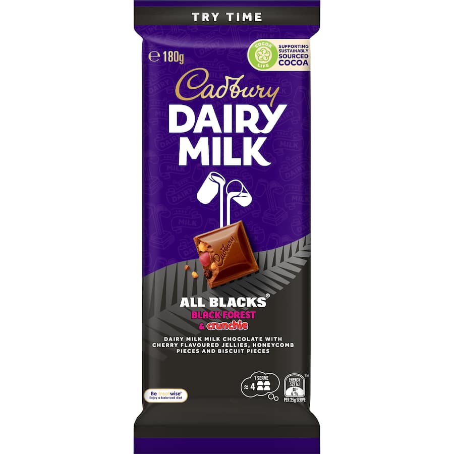 Cadbury Chocolate Dairy Milk Black Forest Crunch 180g