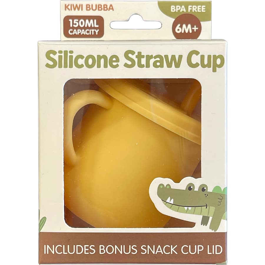 Kiwi Bubba Baby Cup Silicone Straw Cup 150mL