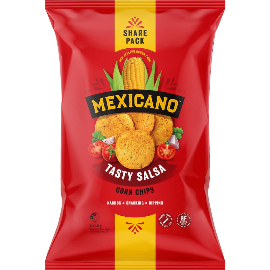 Mexicano Corn Chips Tasty Salsa 300g