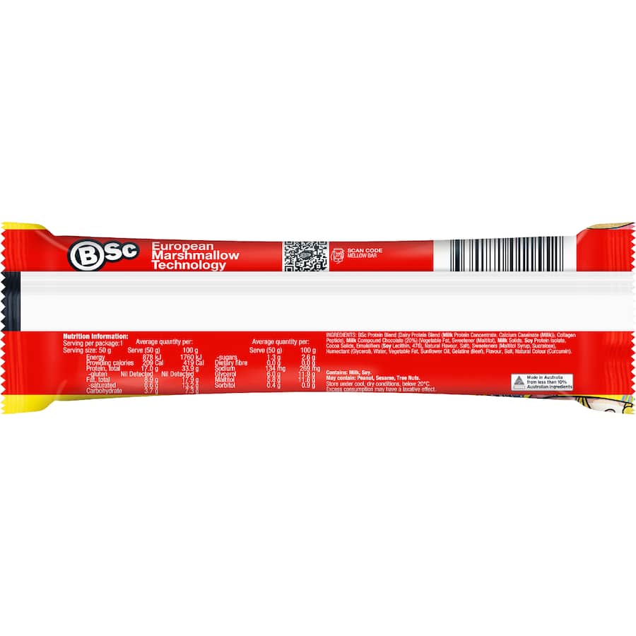 Bsc Mellow Bar High Protein Banana 50g