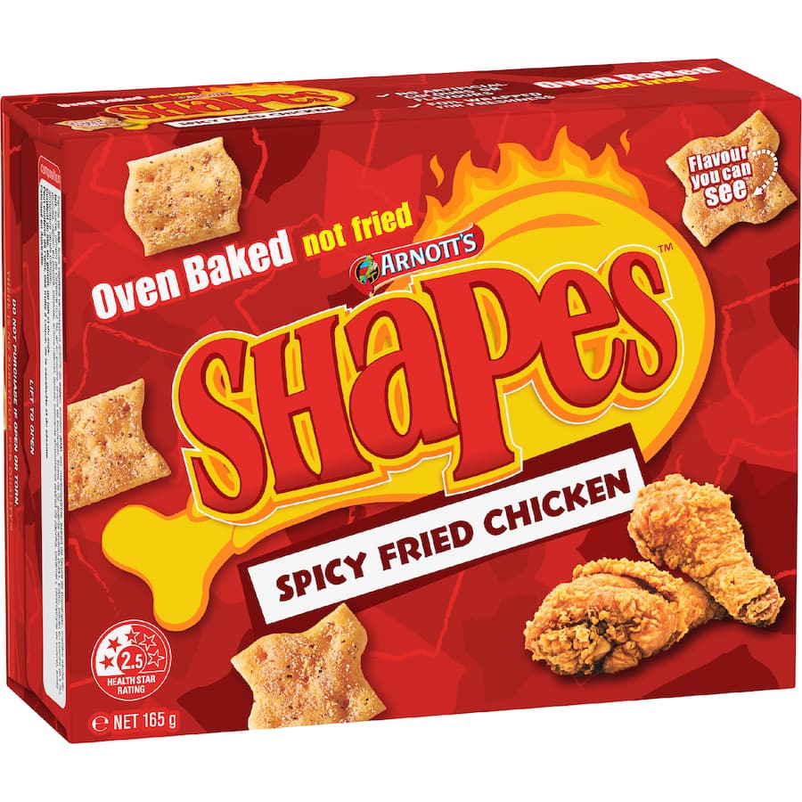Arnotts Shapes Crackers Fried Chicken 165g