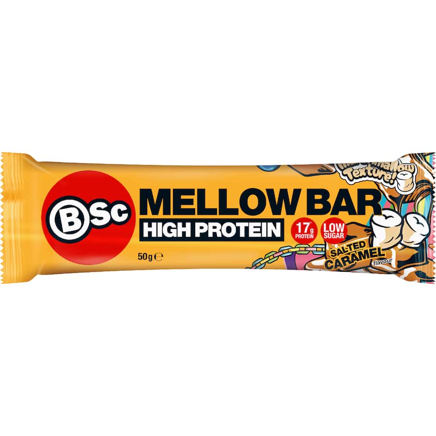 Bsc Mellow Bar High Protein Salted Caramel 50g