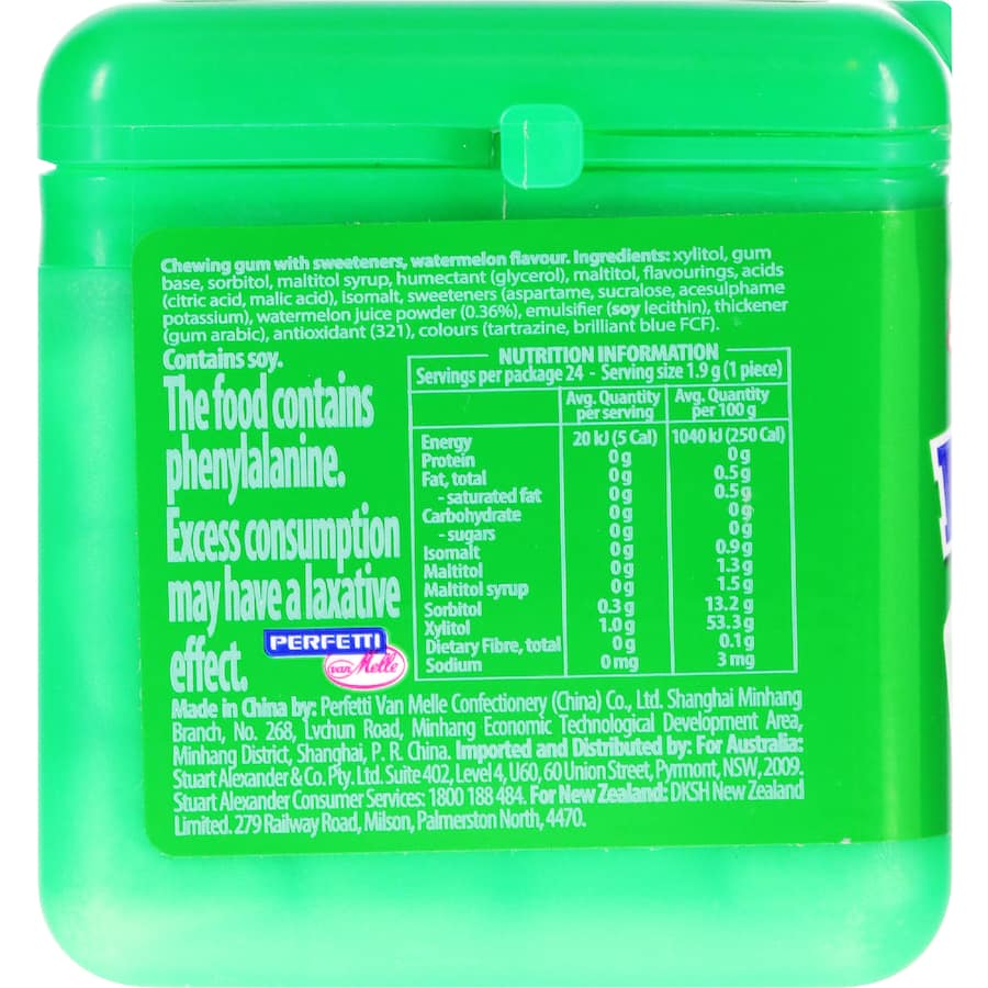 Mentos Cube Gum Watermelon - 46g