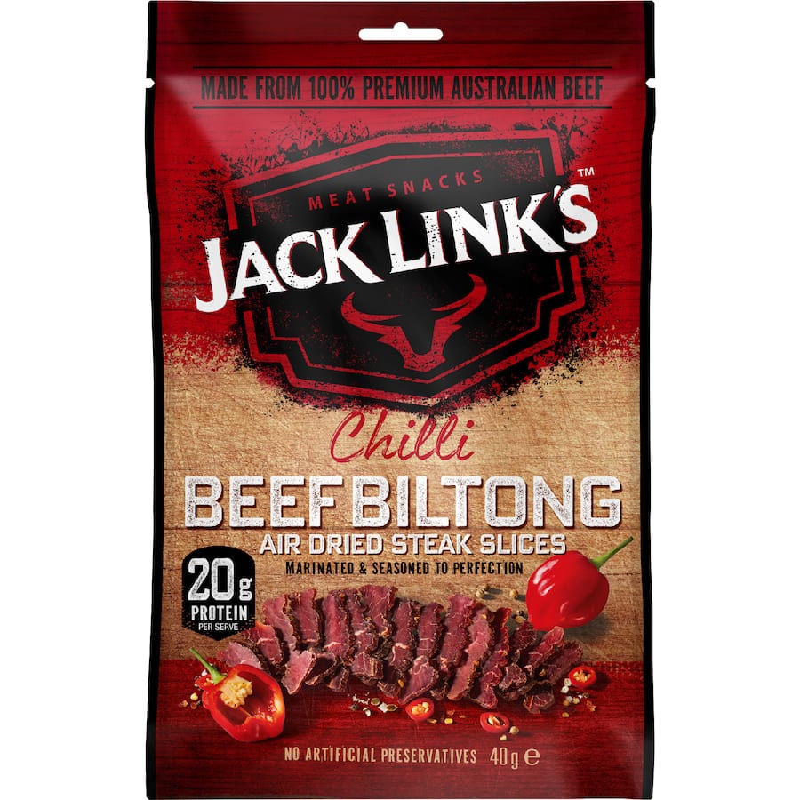 Jack Link's Biltong Air Dried Steak Chilli - 40g
