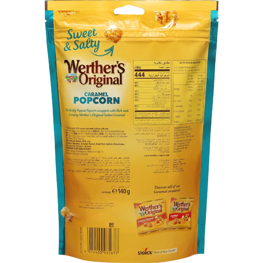 Werthers Original Popcorn Salted Caramel - 140g