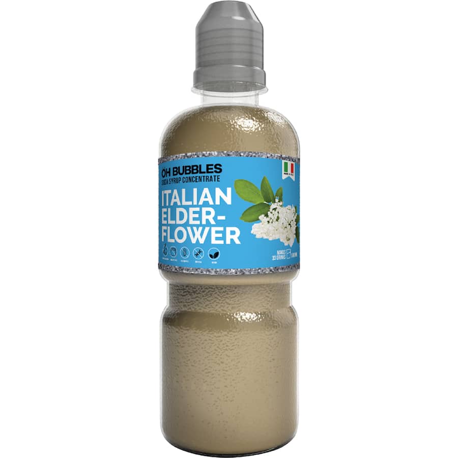 Oh Bubbles Concentrate Syrup Elderflower 500mL