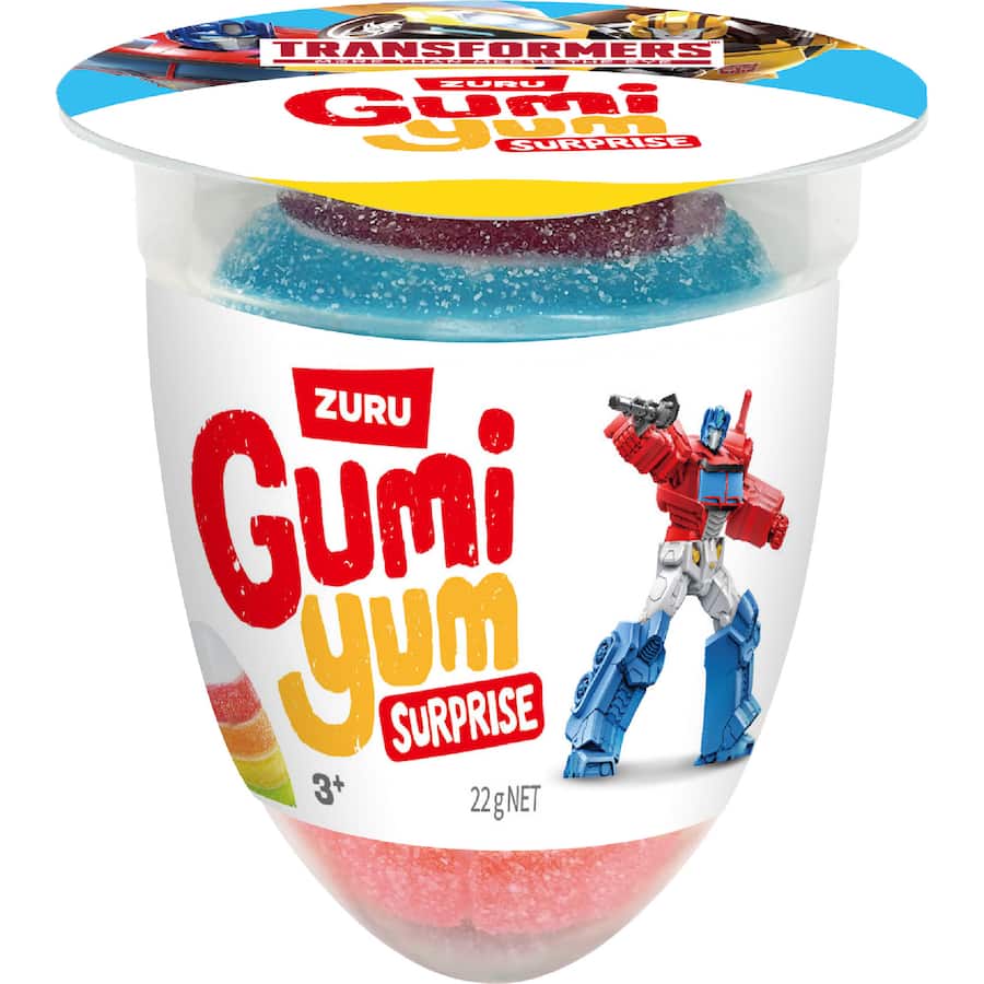 Zuru Gumi Yum Jelly Sweets Transformers Blue 22g