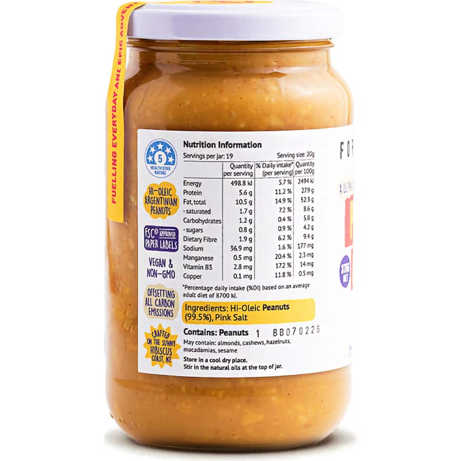 Forty Thieves Peanut Butter Crunchy 375g
