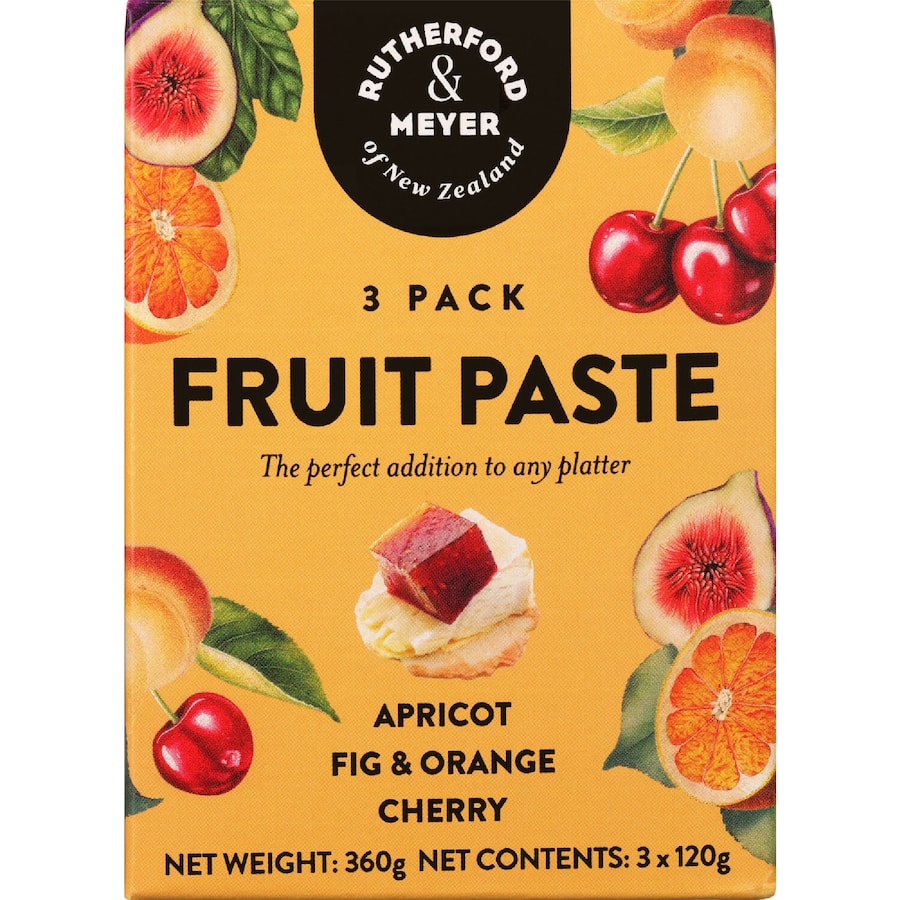 Rutherford & Meyer Fruit Paste - 3 pack 360g