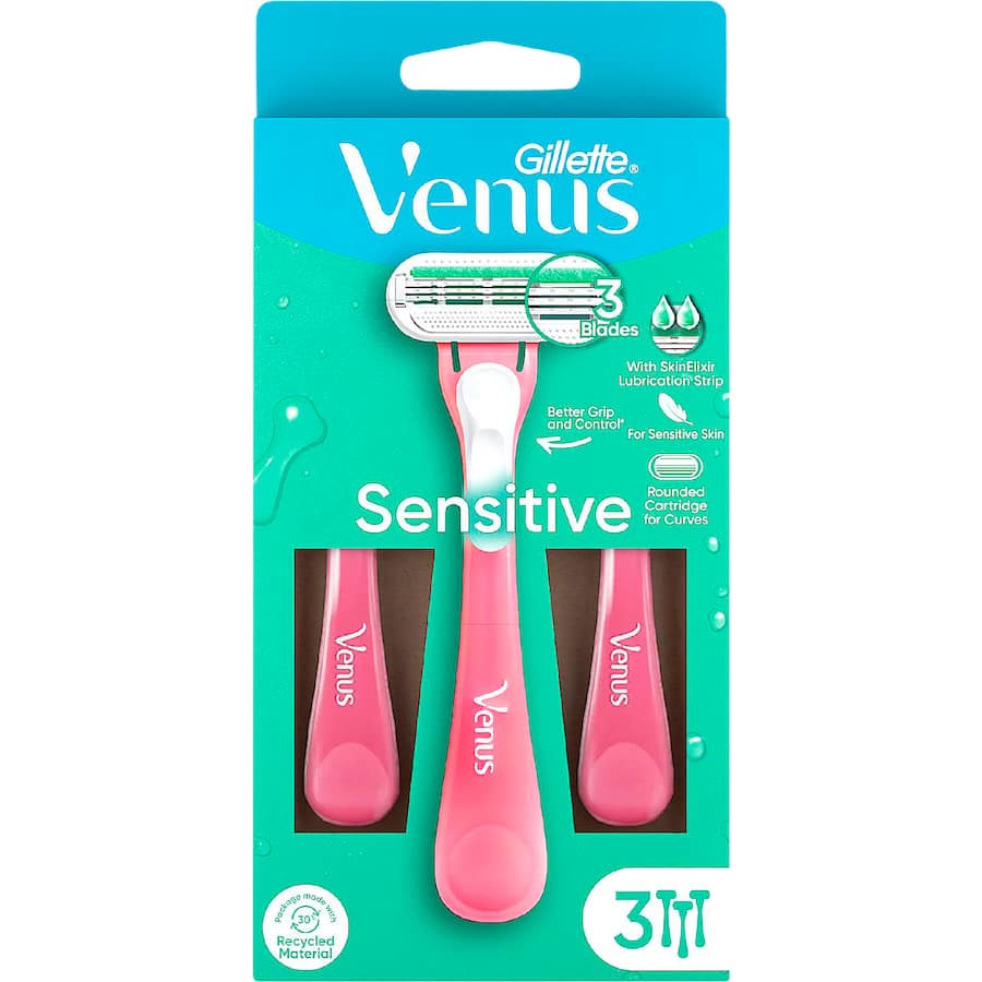 Gillette Razor Venus Sensitive Disposable 3 pack