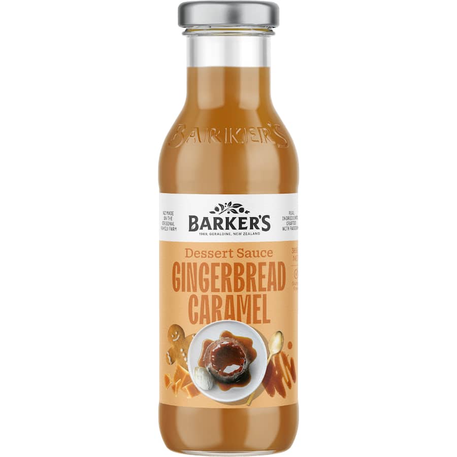 Barkers Dessert Sauce Gingerbread Caramel - 365g