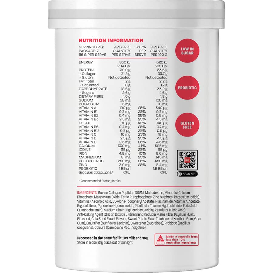 The Lady Shake Meal Replacement Collagen Protein Mixed Berry 392g