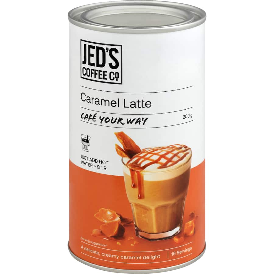 Jed's Mixes Instant Coffee Caramel Latte - 200g