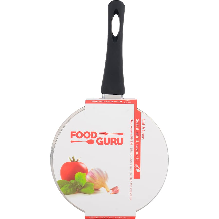 Food Guru Saucepan With Lid 18cm