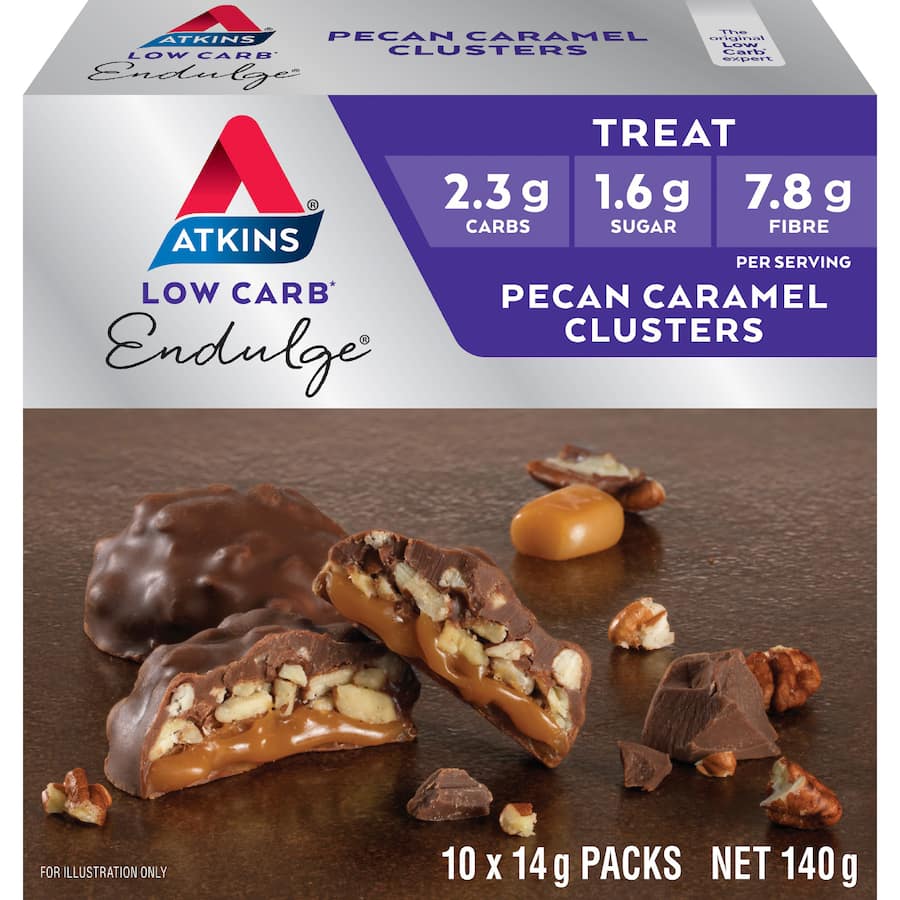 Atkins Endulge Clusters Pecan Caramel 10pack