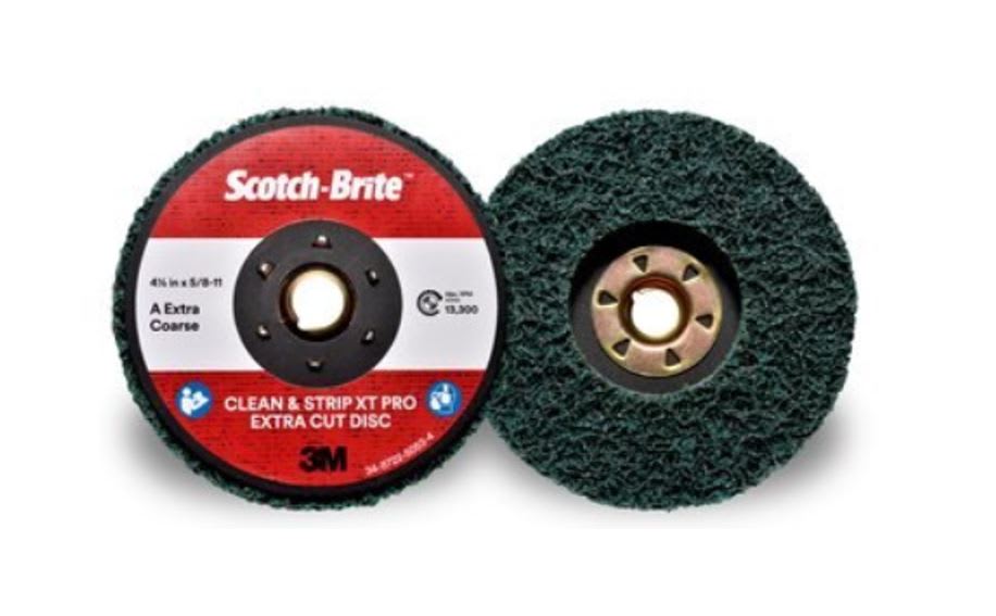 Scotch-Brite Clean & Strip Pro ExtraCut Disc Green 125mm x 22mm