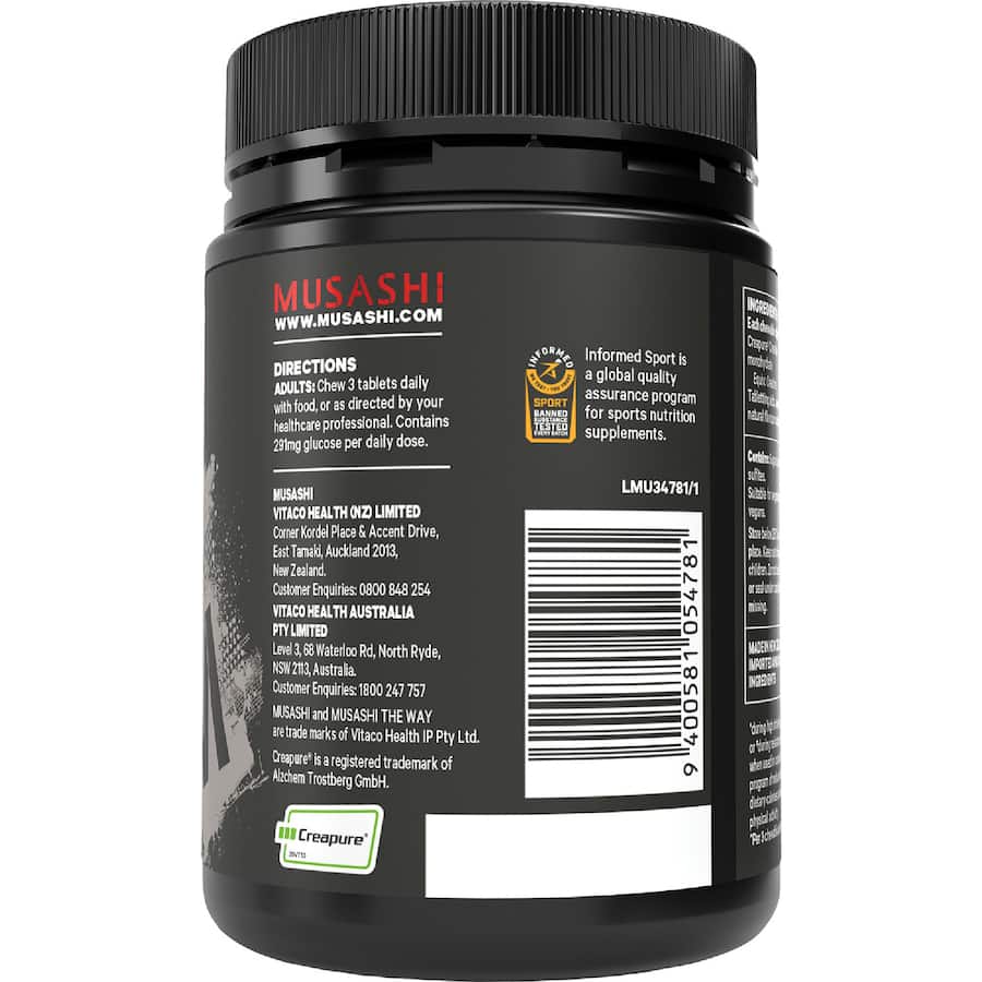 Musashi Creatine Chewables 60s