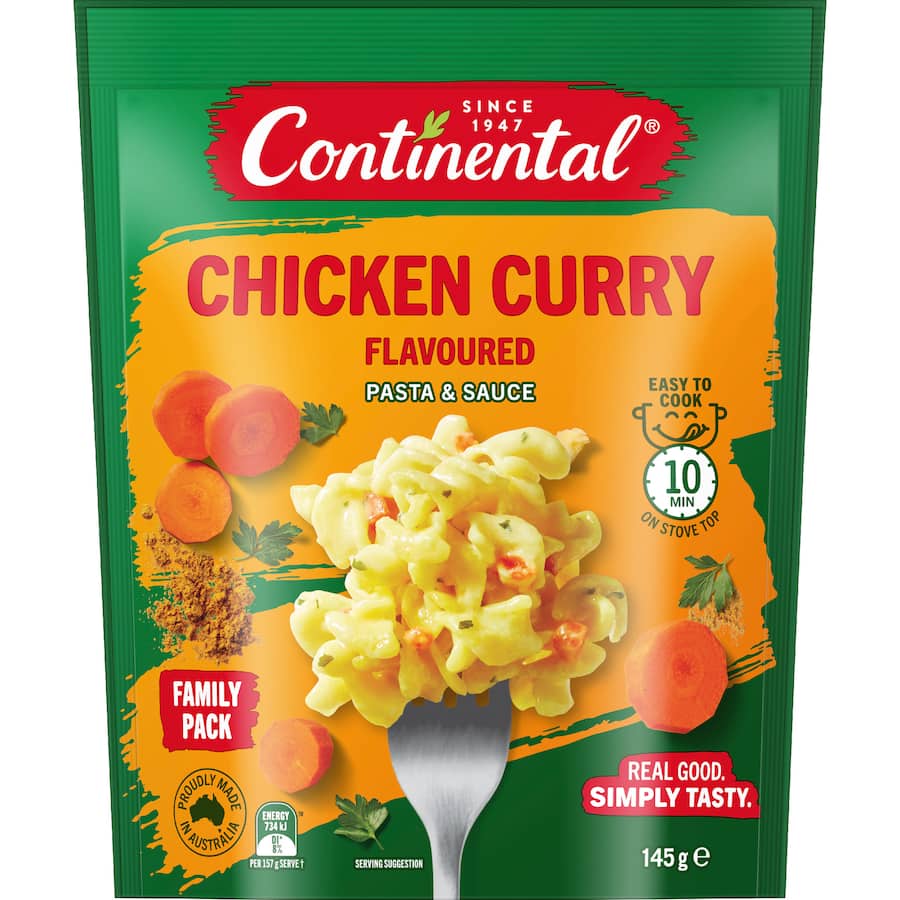 Continental Pasta & Sauce Chicken Curry - 145g