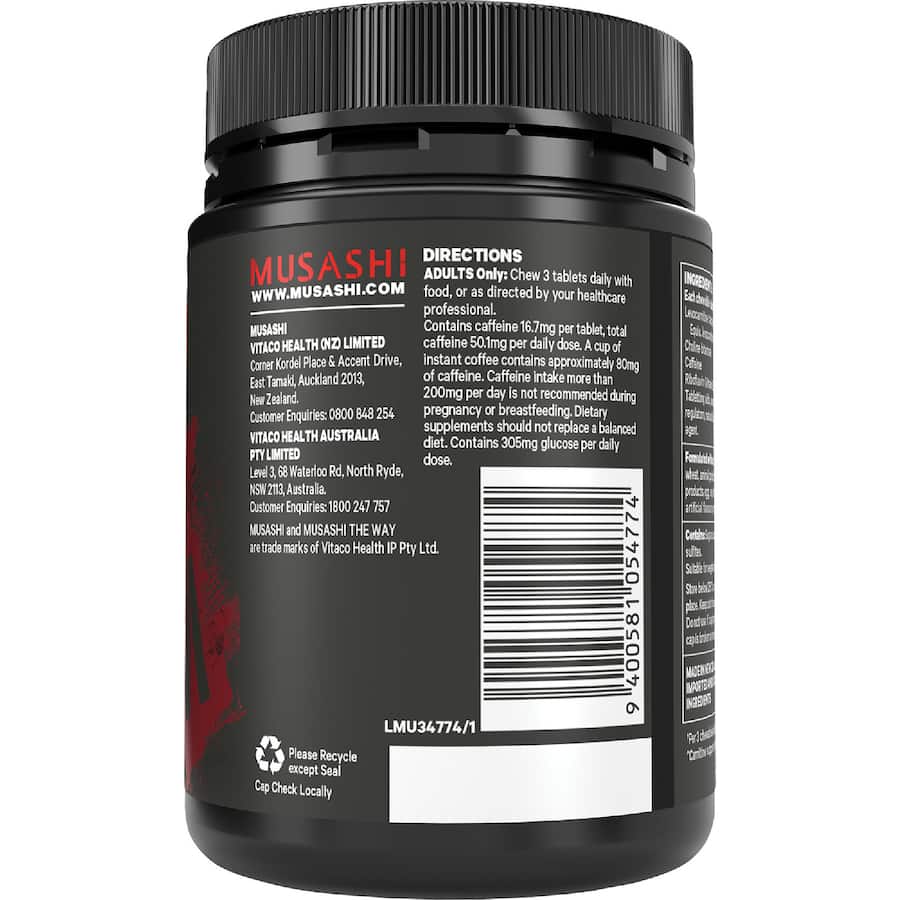 Musashi Chewables Shred 54s