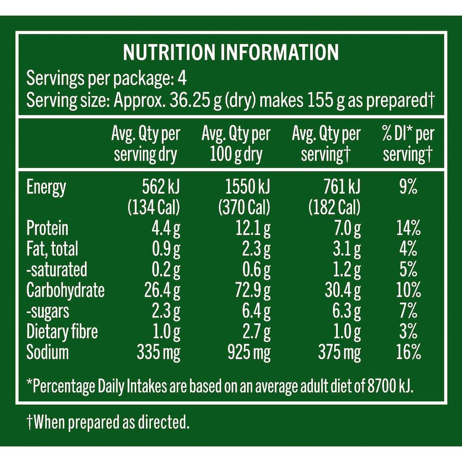 Continental Pasta & Sauce Carbonara - 145g
