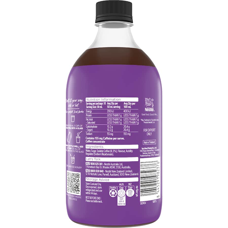 Nescafe Coffee Concentrate Mocha 500mL
