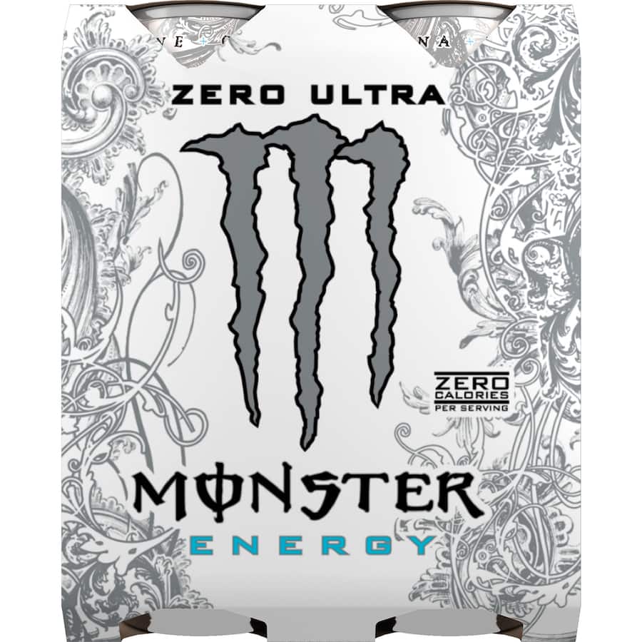 Monster Energy Drink Zero Ultra 4 x 250mL