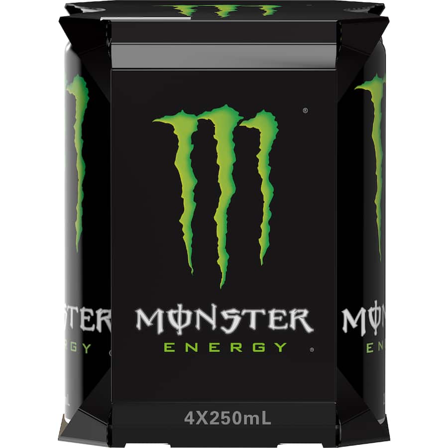 Monster Energy Drink Original - 4 x 250mL