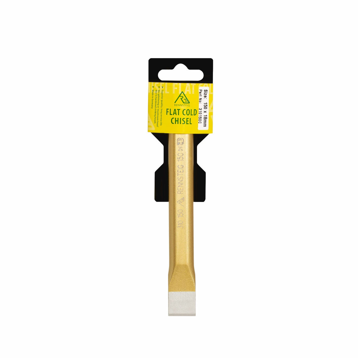 Rennsteig Cold Chisel Flat 18 x 150mm