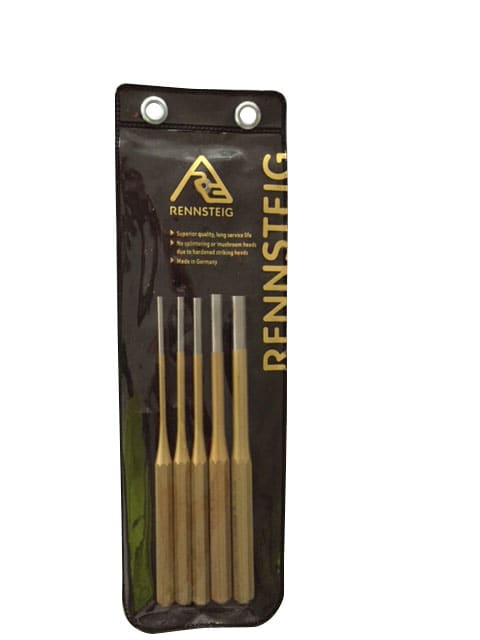 Rennsteig Long Pin Punch Set - 5PC 175mm Length