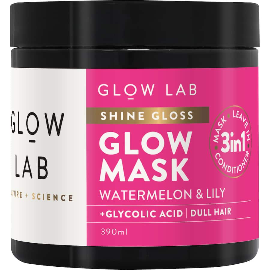 Glow Lab Shine Gloss Glow Mask Watermelon & Lily 390mL