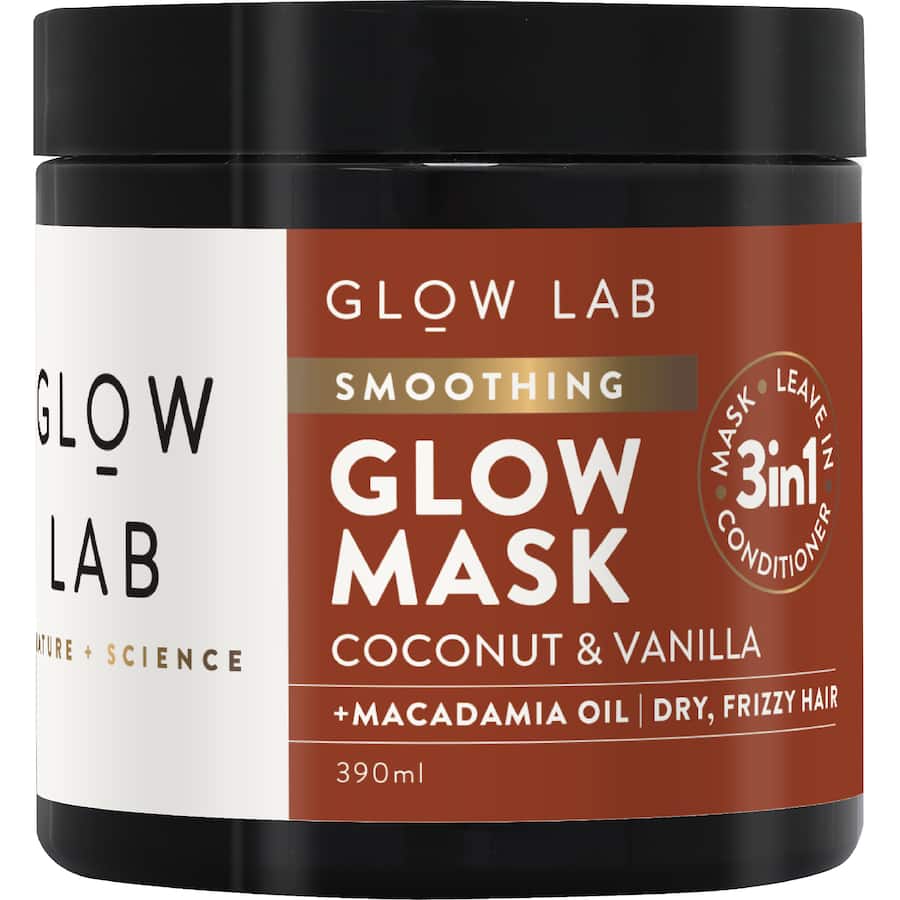 Glow Lab Smoothing Glow Mask Coconut & Vanilla 390mL