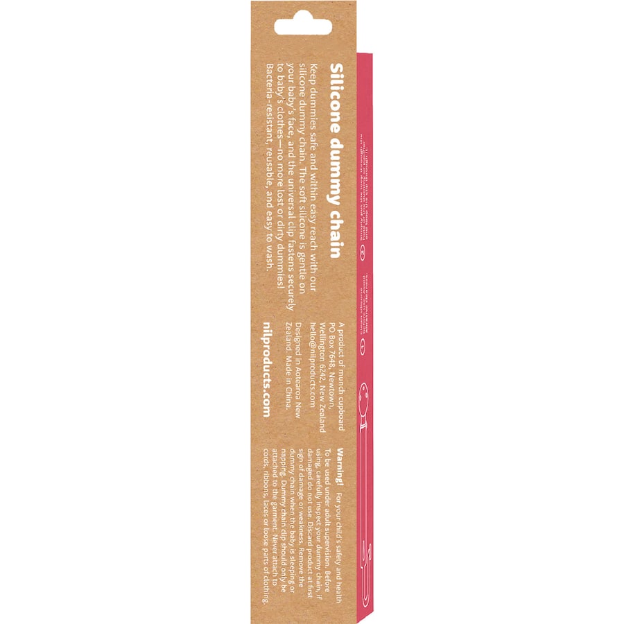 Nil. Baby Dummy Chain Silicone