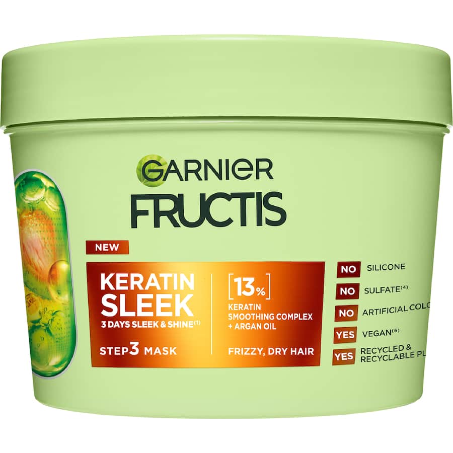 Garnier Fructis Hair Mask Keratin Sleek 370mL
