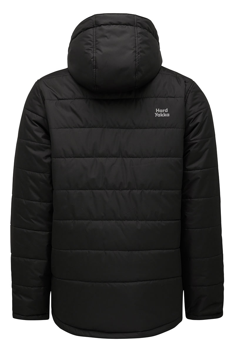Hard Yakka, Puffa 2.0 Jacket, Y06723 - Black (Size: 4XL)