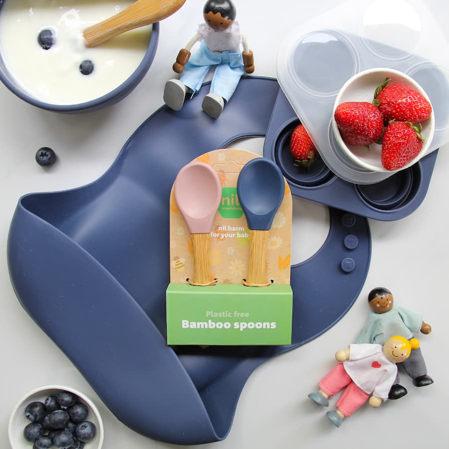 Nil. Baby Bamboo Spoons 2 pack