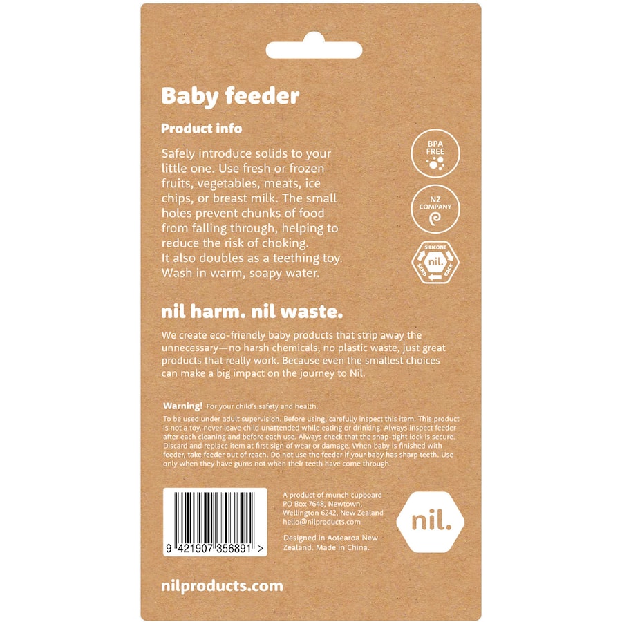 Nil. Baby Feeder