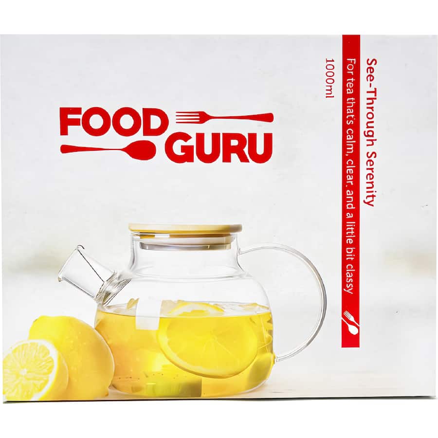 Korbond Food Guru Tea Pot Glass