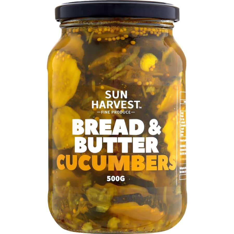 Sun Harvest Cucumbers Bread & Butter 500g