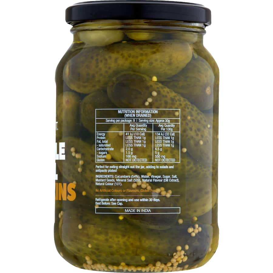 Sun Harvest Gherkins Whole Dill 500g