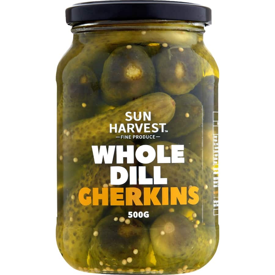 Sun Harvest Gherkins Whole Dill 500g