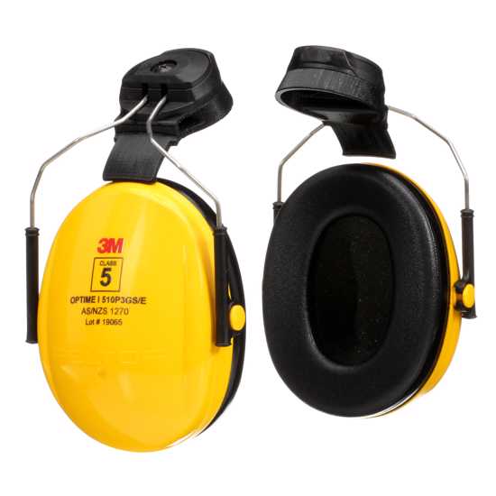 3M PELTOR Optime I Helmet Att H510P3GS/E Yellow (Each)