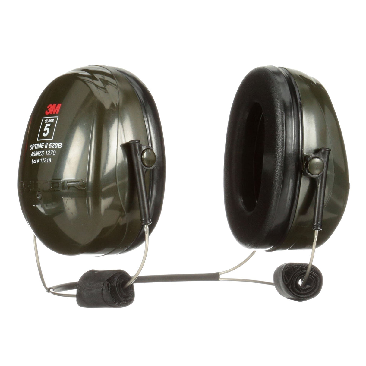 3M PELTOR Optime II Neckband Earmuff H520B Green