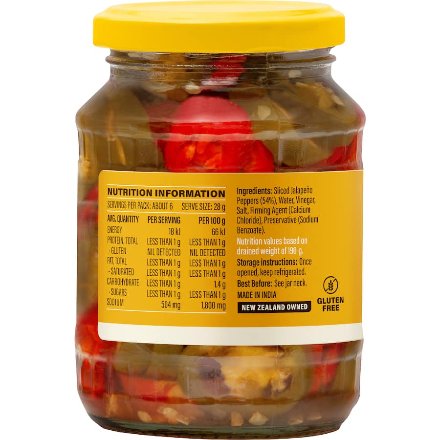 Golden Sun Jalapenos Red & Green Sliced 350g