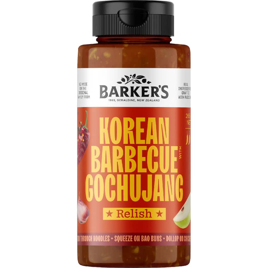 Barkers Korean Bbq & Gochujang Relish 290g