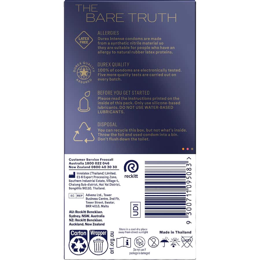 Durex Condom Intense Regular 10pack