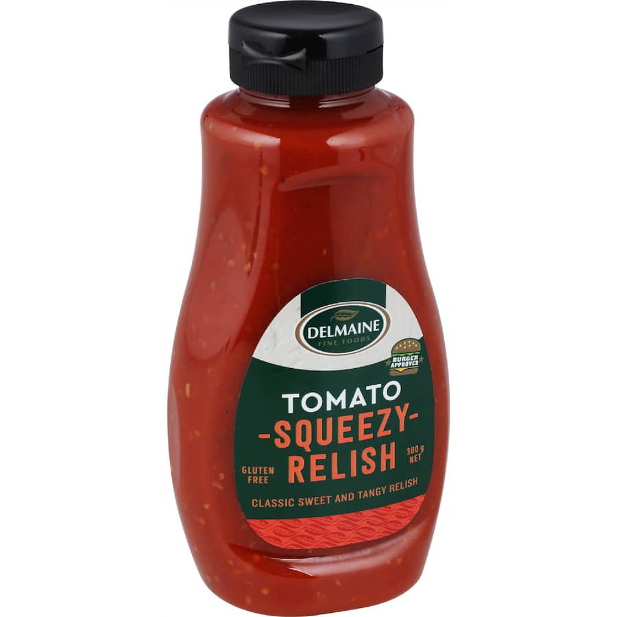 Delmaine Tomato Relish Squeezy 380g