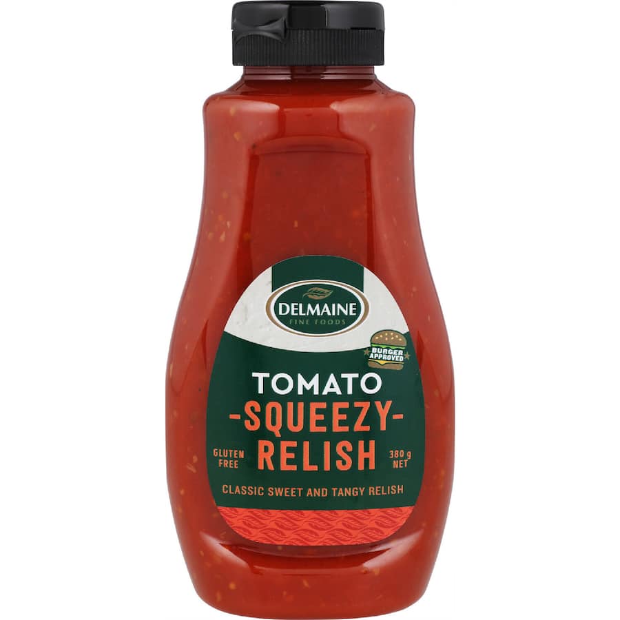 Delmaine Tomato Relish Squeezy 380g